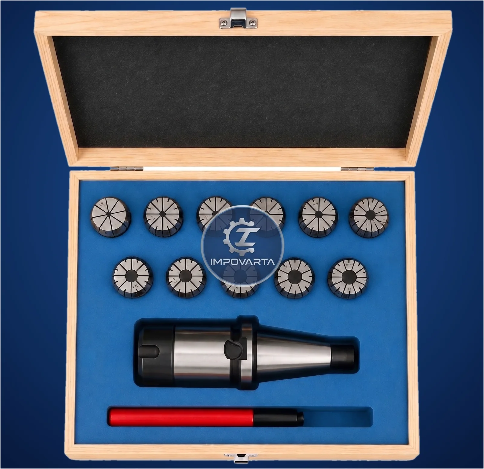 Portapinzas NT30 ER32 con 11 Boquillas — ER20-SET13, accesorio para maquinaria industrial CNC